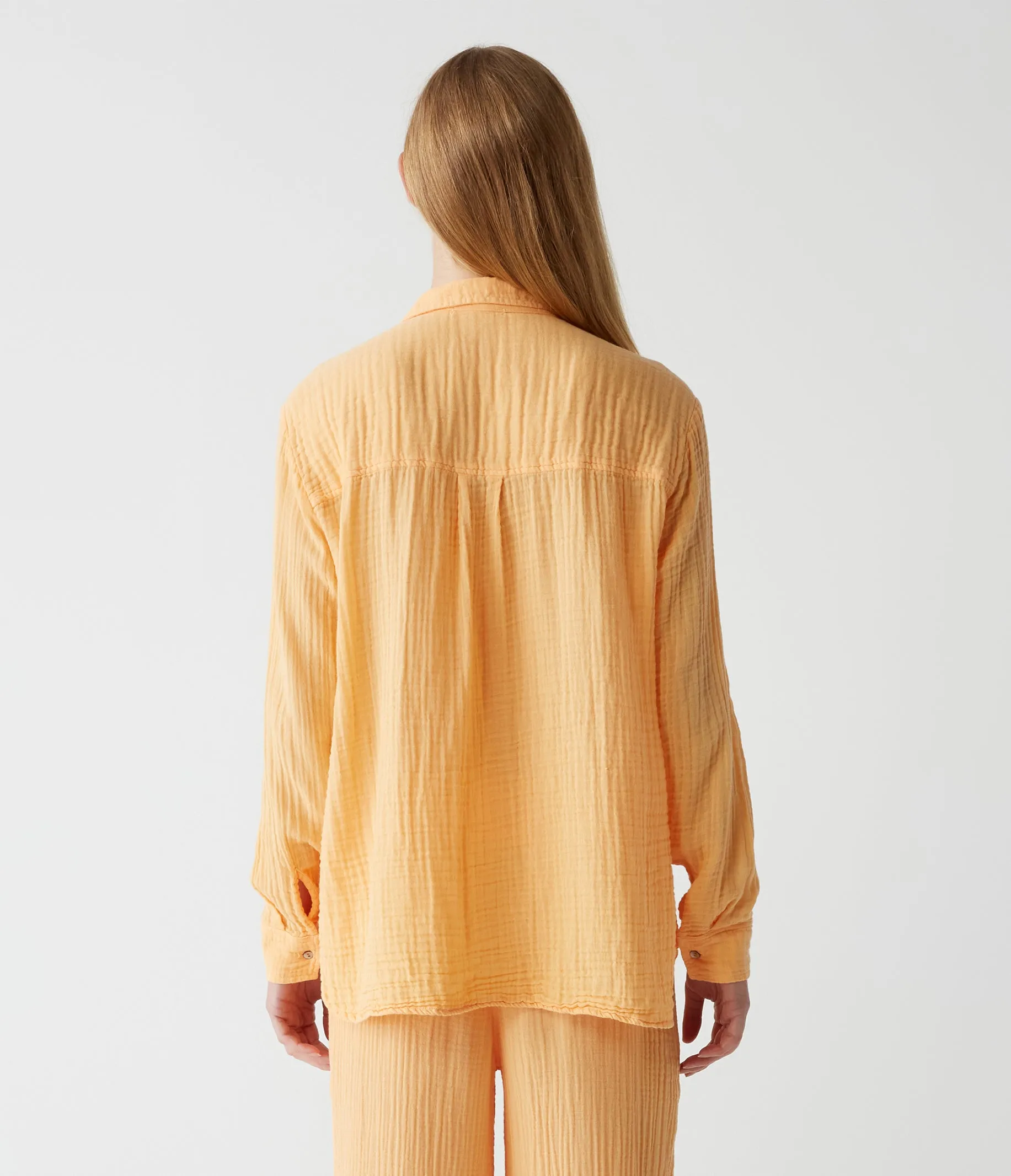 Leo Gauze Button Down Shirt