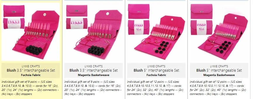 LYKKE BLUSH INTERCHANGEABLE GIFT SETS