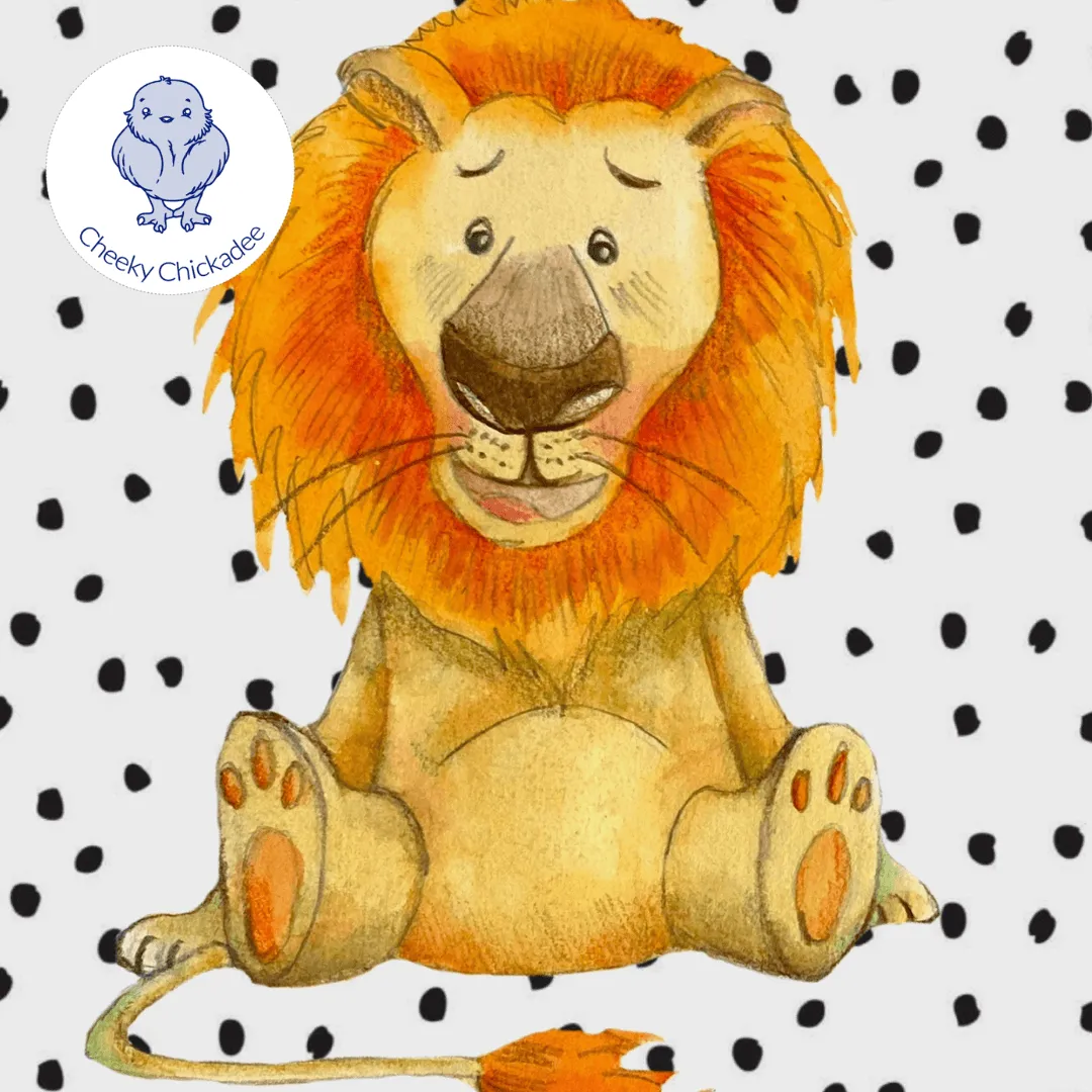 PREORDER Spotted Lion Short Sleeve Onesie (Ships w/c 2nd Dec)